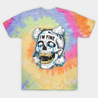 i'm fine skull T-Shirt